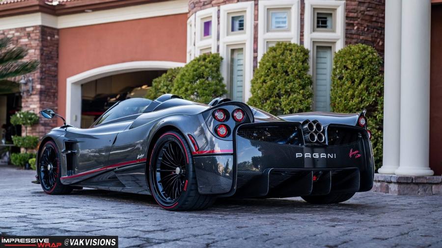  Pagani Huayra Roadster by Impressive Wrap 2018 года  (фото 26 из 30)